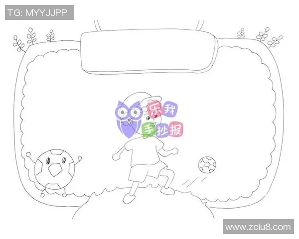 黑白线描艺术展现足球明星风采与激情的完美结合